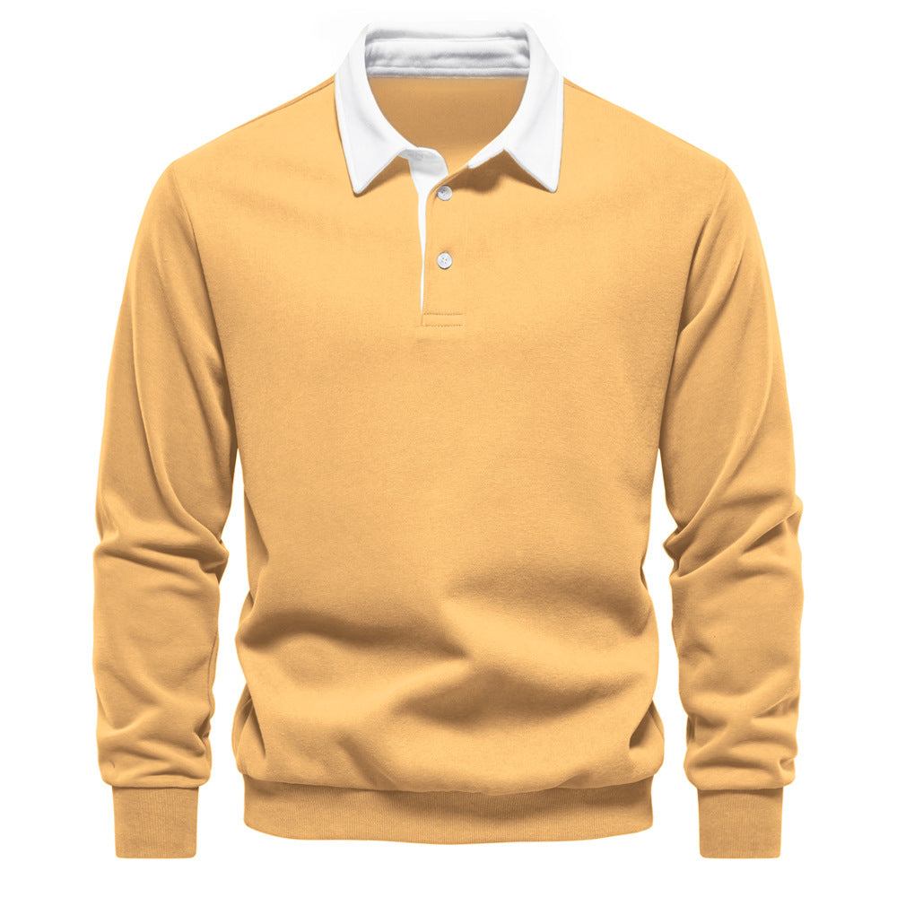 Austin Long-Sleeve Polo Sweatshirt