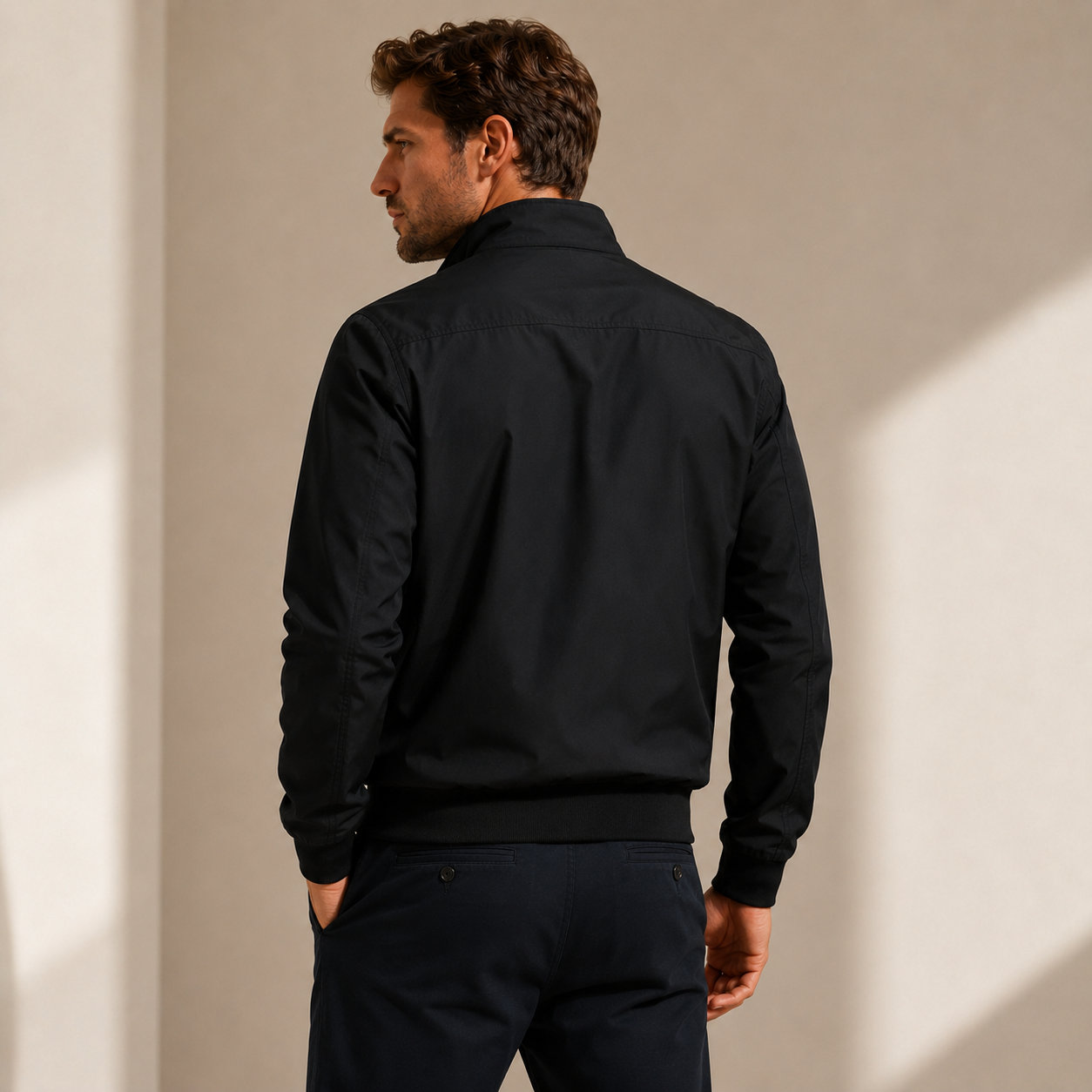 Mens Classic Lightweight Bomber Jacket