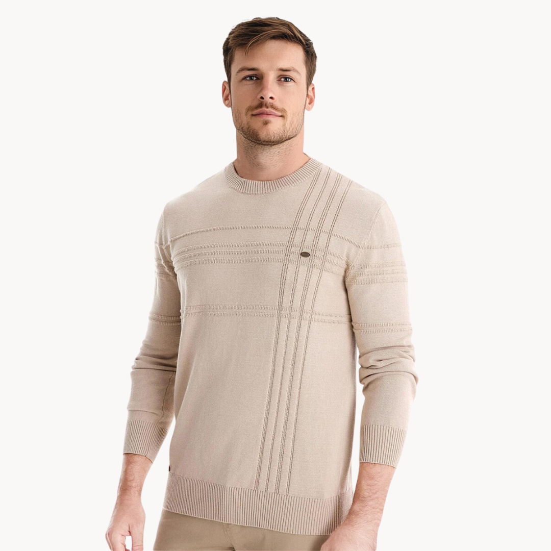 Aidan Check Sweater