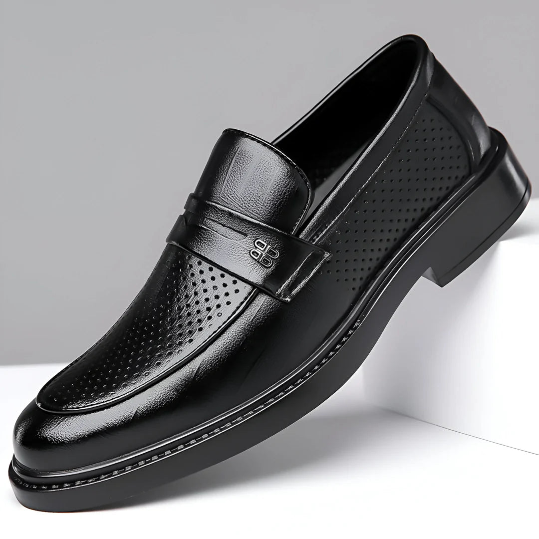Alessio Aero-Leather Loafers