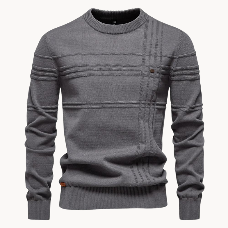 Aidan Check Sweater